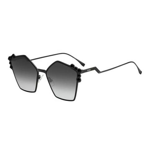 sunglasses fendi ff 0261/s 2o5/9o|Fendi FF 0261/S 2O5/9O Sunglasses in Black.